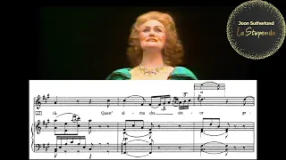 Bel raggio lusinghier - Joan Sutherland, Perth 1982 - Score animation