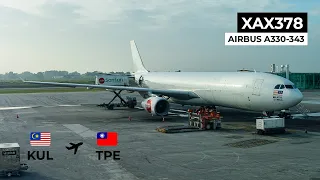 AirAsia X | Airbus A330-343 | XAX378 | Kuala Lumpur (KUL) - Taipei (TPE)