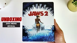 Jaws 2 (1978) 4K UltraHD Steelbook Unboxing | Best Buy Exclusive | Disc Menu