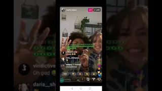 30/6/2020 Kaylee Bryant and Quincy Fouse Instagram live