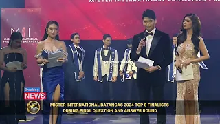 MISTER INTERNATIONAL PHILIPPINES BATANGAS 2024 TOP 8 FINALISTS DURING FINAL QUESTION AND ANSWER
