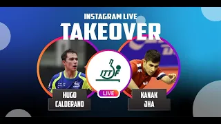 Instagram Live Takeover | 🇺🇸Kanak Jha & 🇧🇷Hugo Calderano