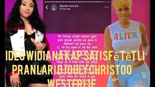 video Widiana pran lari Djouly Christoo Westerlie yo pare pou lage video tout actrice yo