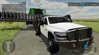 TLX 3500 pulling the COLOSSUS Lizard combine |Farming Simulator 22