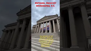 The National Archives in Washington, DC