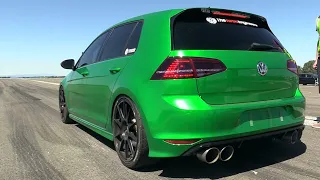 512HP VW GOLF 7 R TTE525R Turbocharger - LOUD Accelerations!!