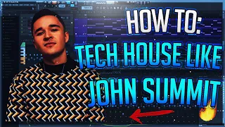 How To John Summit Style Tech House Drop | FL Studio Tech House Drop Tutorial