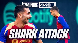 FERRAN TORRES SCORES A SCREAMER! 🦈 | FC Barcelona training 🔵🔴