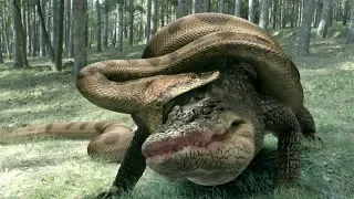 Versus. Anaconda vs crocodile and other animals.