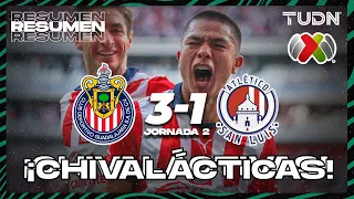 Resumen y goles | Chivas 3-1 Atlético de San Luis | AP2023-J2 | Liga Mx | TUDN