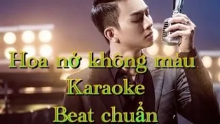 Hoa Nở Không Màu Hoài Lâm Karaoke  beat chuẩn Tone Nam