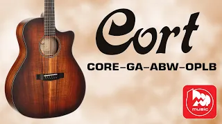 Электроакустическая гитара CORT CORE-GA-ABW (полностью из массива)