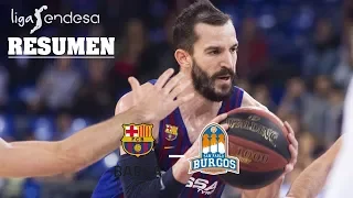 Barça Lassa - San Pablo Burgos (97-88) RESUMEN // Jornada 22 Liga Endesa