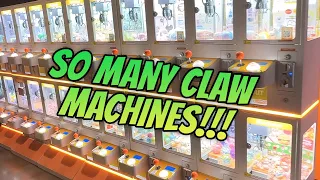 HOW MANY PLUSHIES CAN WE WIN IN THESE CLAW MACHINES?!?!