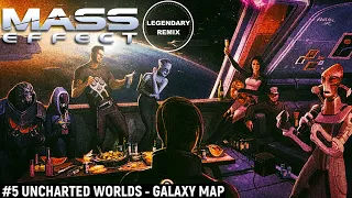 MASS EFFECT LEGENDARY MUSIC - #5 UNCHARTED WORLDS - GALAXY MAP