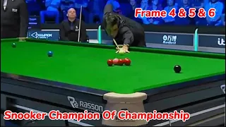 Snooker Championship Ronnie O’Sullivan Vs Stuart Bingham ( Frame 4 & 5 & 6 )