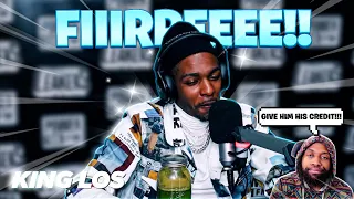 HE'S NOT FROM HERE!!! King Los Freestyle W/ The L.A. Leakers - Freestyle #095 (REACTION)