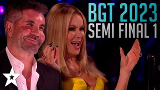 Britain's Got Talent 2023:  Semi Final 1 - ALL AUDITIONS!