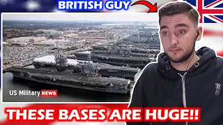 British Guy Reacts to The BIGGEST Naval Bases in the USA