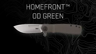 CRKT HOMEFRONT™ OD GREEN | Ken Onion Design