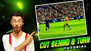 SECRET CONTROL FOR cut behind and turn/cross over and turn 😱|| eFOOTBALL2024 MOBILE