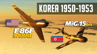 DCS: Mig-15bis Vs F-86 Sabre | Korean War 1950-1953