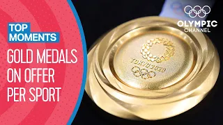 Which Olympic Sport offers the most Gold Medals? 🥇 | Top Moments