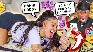 CALLING MY HUSBANDS PHONE WHILE I MOAN PRANK *HE WENT CRAZY* | THE  PRINCE FAMILY