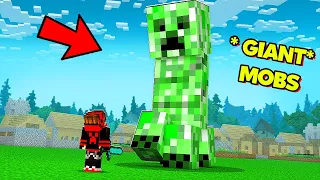 Minecraft, But Every Mob Is *GIANT*