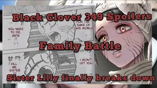 Asta vs Sister Lilly | Family Battle | She finally breaks down | black clover 349 #blackclover