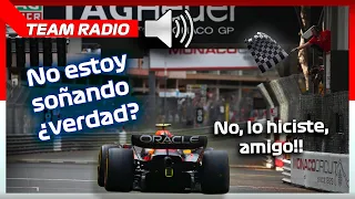 LAS PALABRAS DE CHECO AL GANAR EL GP DE MÓNACO | F1FD | EN ESPAÑOL GP MONACO 2022