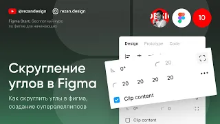 Скругление углов в фигме и суперэллипсы: Курс по фигме — Урок №10