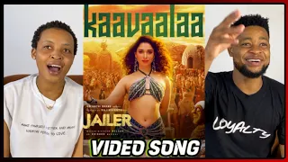 African Couple Reacts To JAILER - Kaavaalaa Video Song | Superstar Rajinikanth | Sun Pictures |