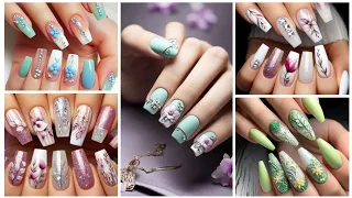 Beautiful & 💞 Trending Printed summer season Nail Polish Printed Nail art Encapsulating nail cutting