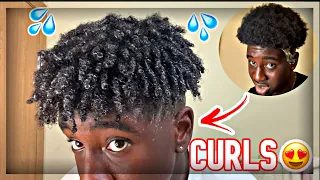 How to Get Curls for Black Men (Type 4c) *UPDATED 2021*