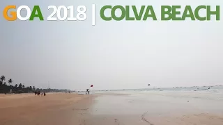 Южное Гоа 2018, обзор Colva beach. South Goa 2018.