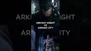 BATMAN ARKHAM KNIGHT VS BATMAN ARKHAM CITY #shorts #fyp #viral #dc