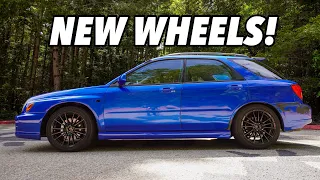 SUBARU WRX WAGON GETS NEW WHEELS!