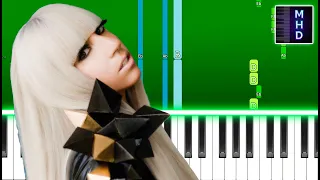 Lady Gaga - Poker Face (Piano Tutorial Easy)