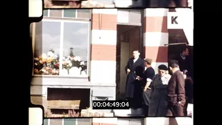 1950s France, POV Driving Through Dunkirk, Street Scenes, Home Movies 16mm