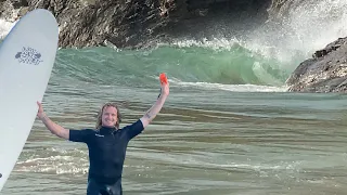 My First Time EVER Surfing ENGLAND (Cornwall)