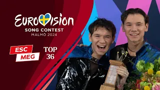 Eurovision 2024 | My Top 36