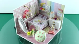 Spring Time, DIY Bedroom Model Kit with Accessories