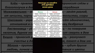 Никогда не сажайте эти деревья возле дома