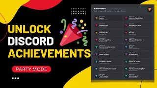 Discord Party Mode ALL ACHIEVEMENT Guide - Discord Party Mode Achievements Reward