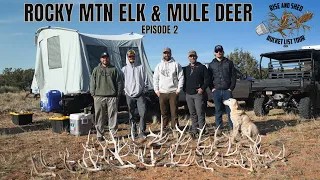 SHED HUNTING 2024 | BUCKET LIST TOUR | UTAH ROCKY MOUNTAIN ELK & MULE DEER PART 2 EPISODE 2