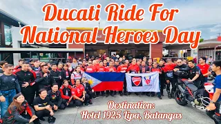 Ducati Ride For National Heroes Day Celebration!!