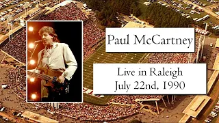 Paul McCartney - Live in Raleigh, NC (July 22nd, 1990)