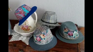 DIY🔴Шляпа  своими руками🎩Шить можно из всего🌸Werbevideo