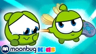 Cut The Rope - Om Nom - Turbo Nom! Learn | ABC 123 Moonbug Kids | Fun Cartoons | Learning Rhymes